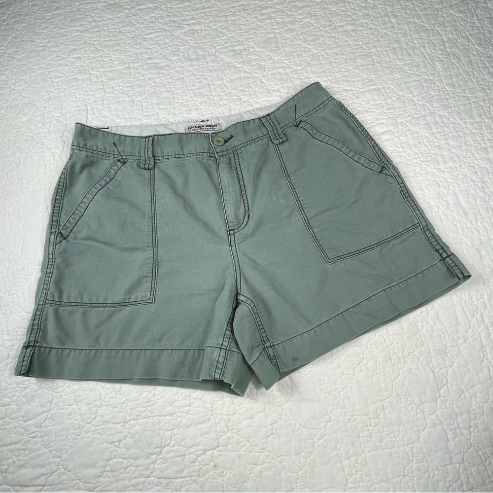 🔥Vintage Y2K Polo Ralph Lauren Cargo Chino Women Size 12 Army Green Casual